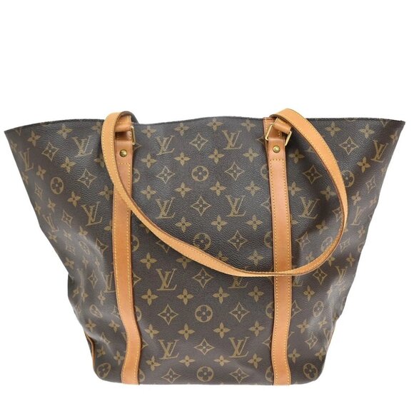 LOUIS VUITTON Sac Shopping Shoulder Tote Bag Monogram Leather BN - Picture 3 of 16